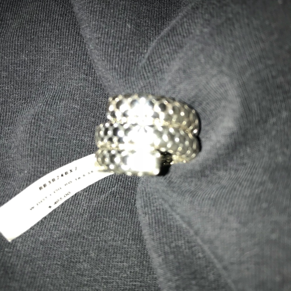John Hardy Dot Sterling Silver Double Ring